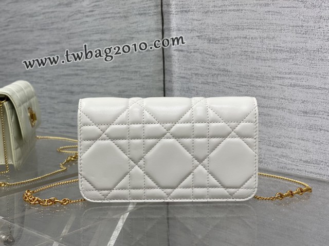 Dior专柜新款迪奥顶级原单Caro Miss蒙田拼皮花色链条WOC djfk1127